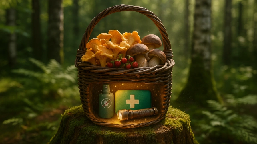 Как обезопасить себя при сборе ягод и грибов: памятка для похода в лес